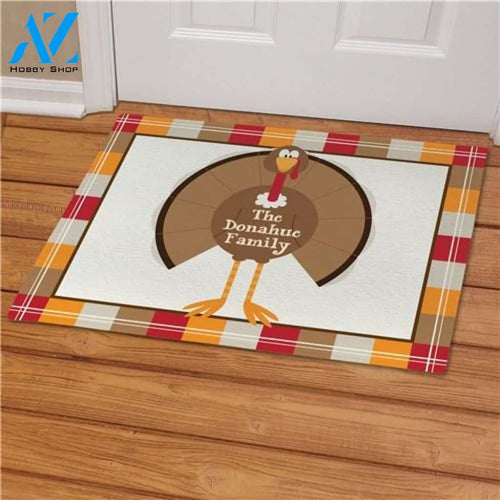 Welcome Turkey Personalized Doormat