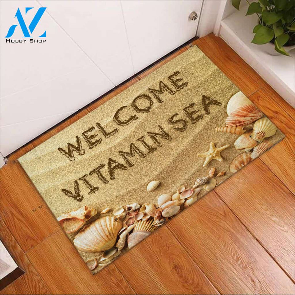 Welcome Vitamin Sea 3D Printed Doormat