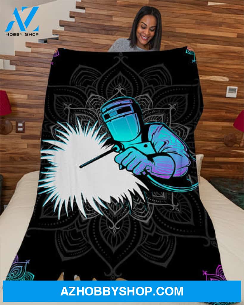 Welder Premium Fleece Blanket