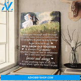 We'll still love each other forever and always Couple Portrait Canvas Prints - Wall Art