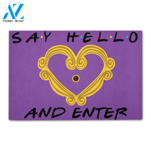Wellcom Gifts Doormat Ideas For Teacher, Say hello and Enter Doormat