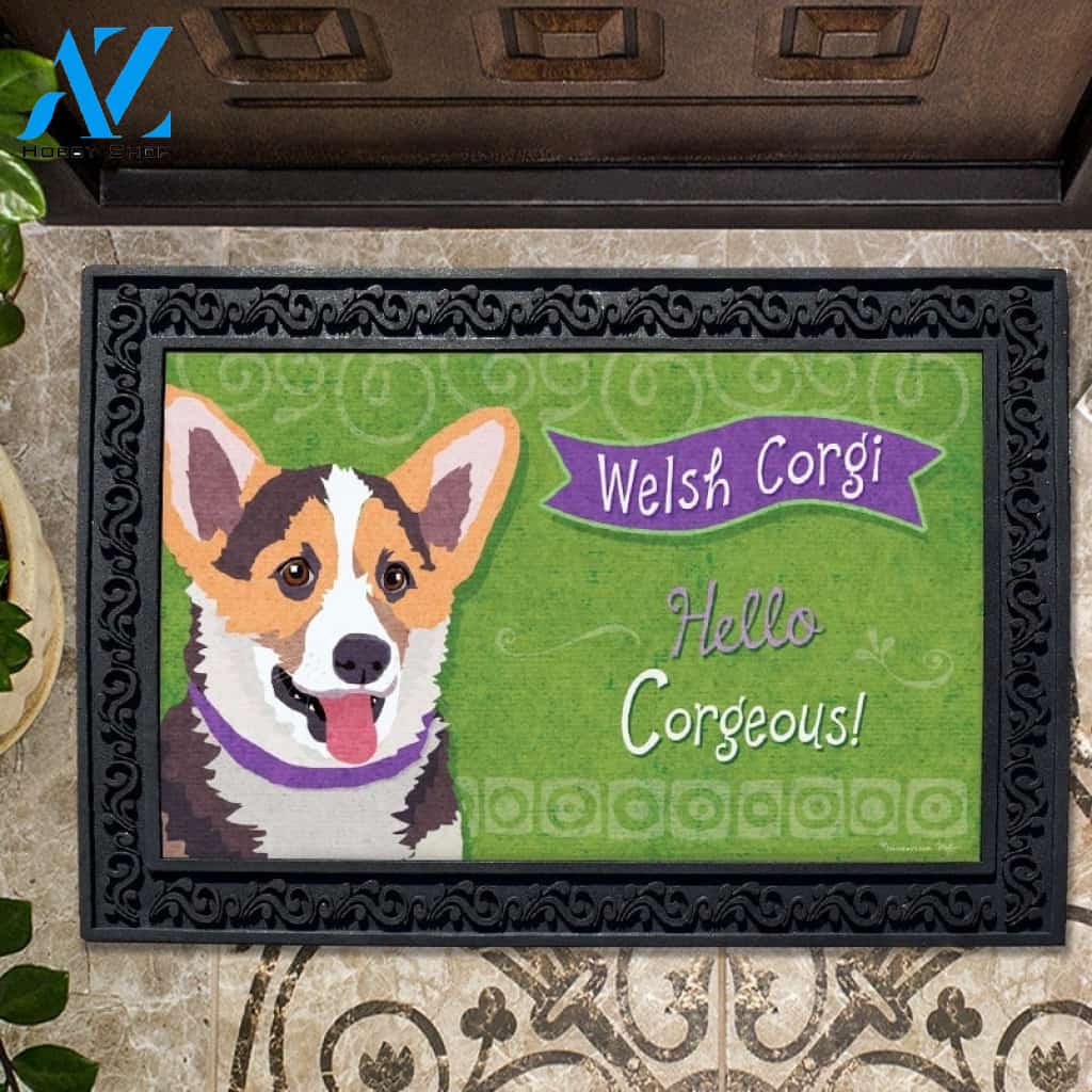 Welsh Corgi Doormat - 18" x 30"