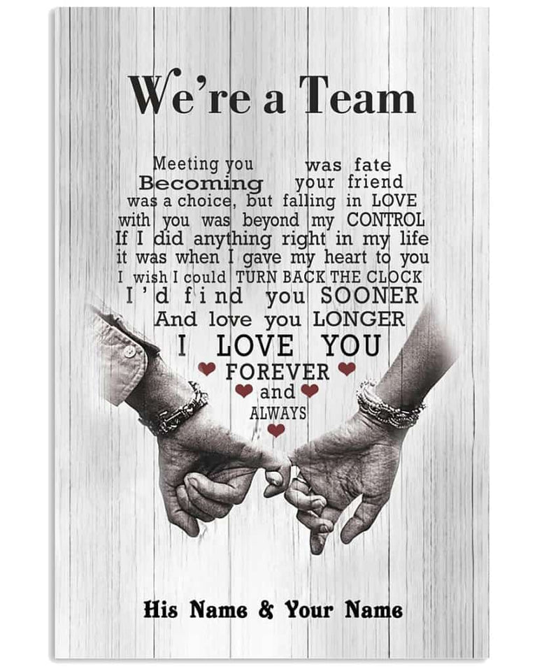 Were A Team Meeting You Is Fate - Poster/canvas 2 18X12 Inches Poster-Canvass