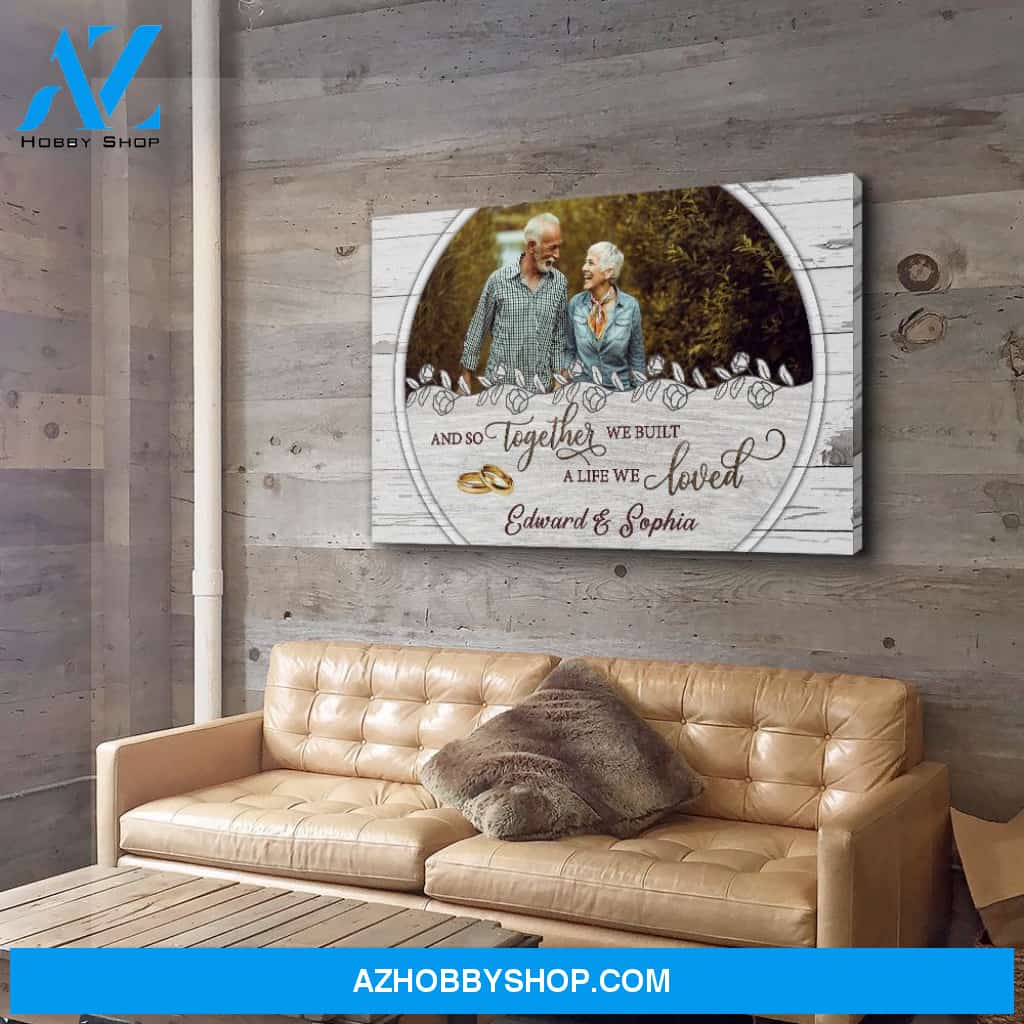 We‘re Together - Personalized Custom Photo Canvas