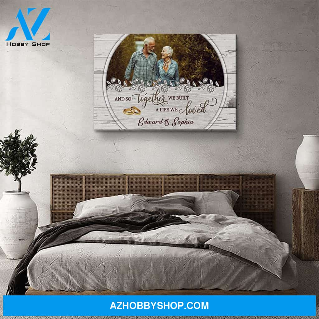 We‘re Together - Personalized Custom Photo Canvas