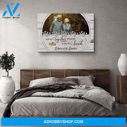 We‘re Together - Personalized Custom Photo Canvas