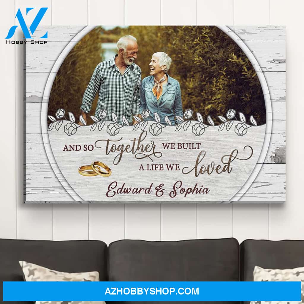 We‘re Together - Personalized Custom Photo Canvas