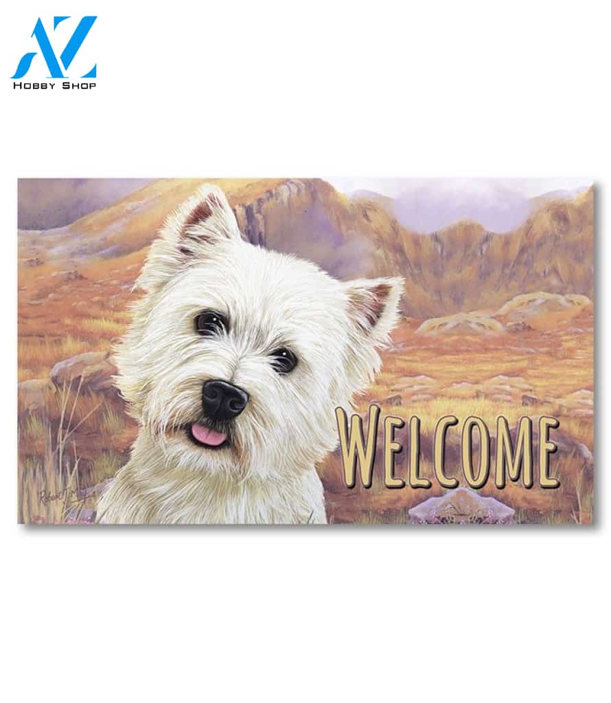 West Highland Field Doormat - 18" x 30"