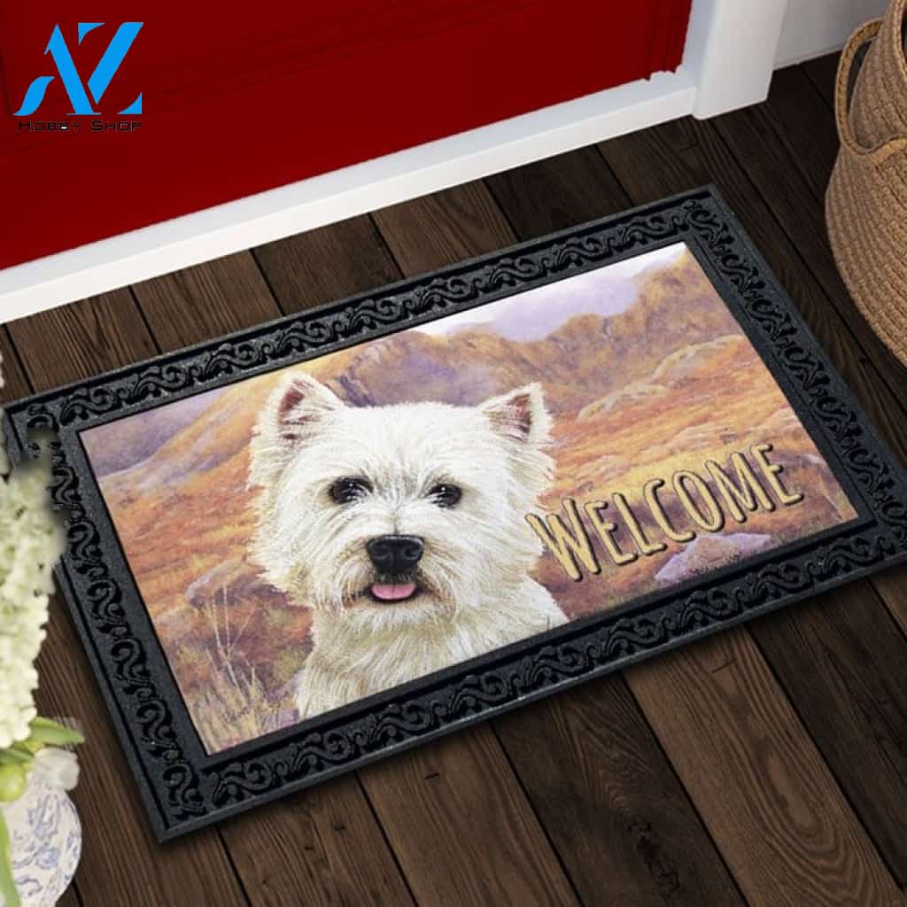 West Highland Field Doormat - 18" x 30"