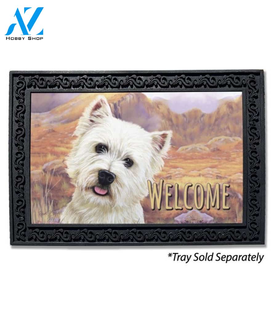 West Highland Field Doormat - 18" x 30"