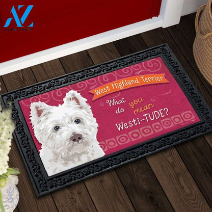 West Highland Terrier Doormat - 18" x 30"