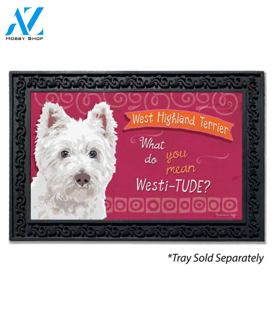 West Highland Terrier Doormat - 18" x 30"