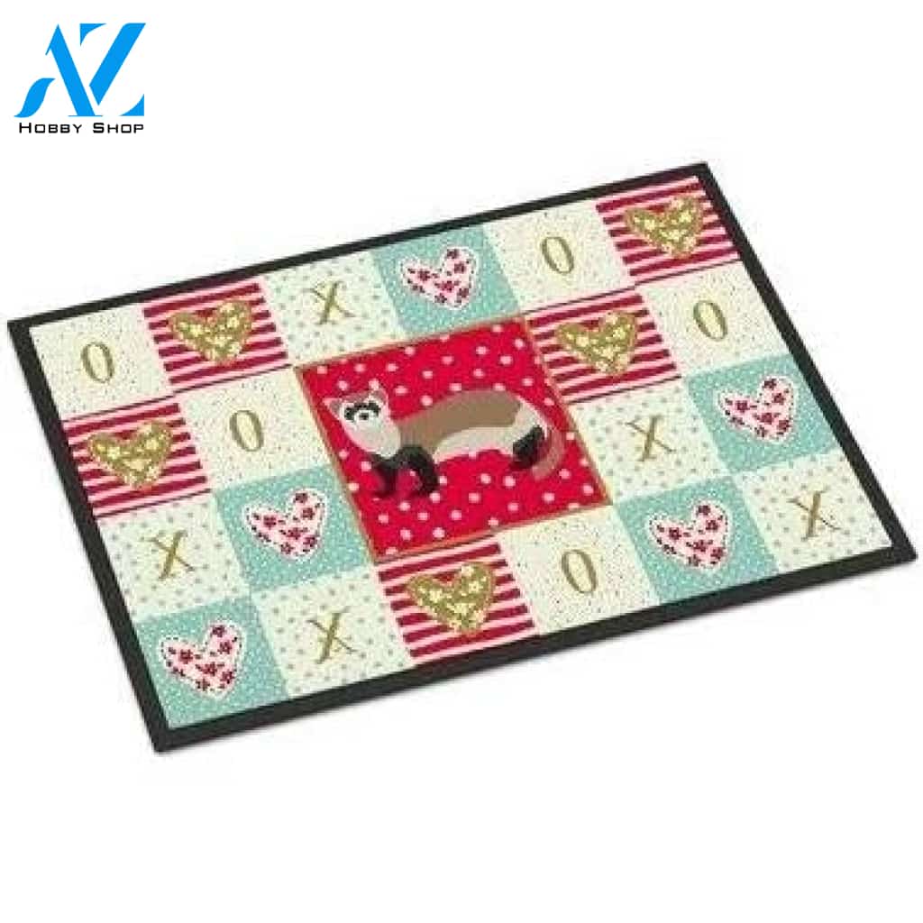 Westerly Ferret Love Funny Indoor And Outdoor Doormat Warm House Gift Welcome Mat Birthday Gift For Ferret Lover