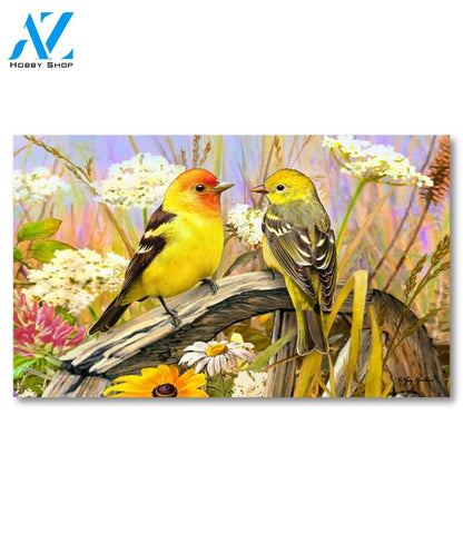 Western Tanagers Doormat - 18" x 30"