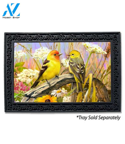 Western Tanagers Doormat - 18" x 30"