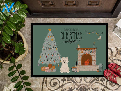 Westie Christmas Everyone Doormat Indoor And Outdoor Mat Entrance Rug Sweet Home Decor Housewarming Gift Gift Friend Family Christmas Holiday