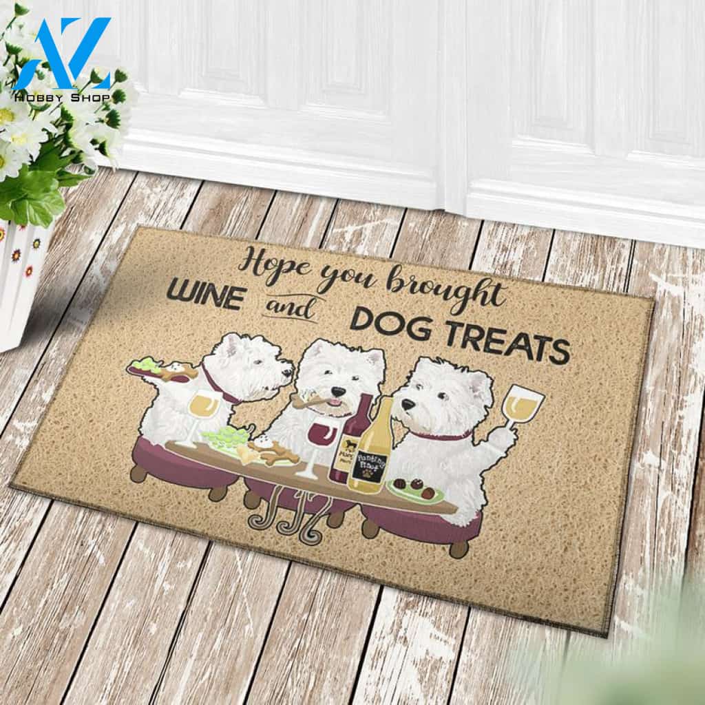 Westie Easy Clean Welcome DoorMat | Felt And Rubber | DO2494