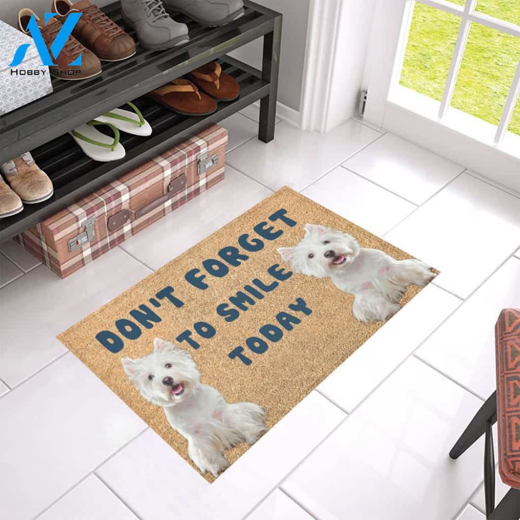 Westie Smile Doormat | Welcome Mat | House Warming Gift