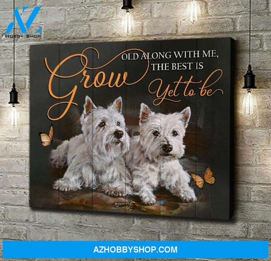 Westies Canvas - Hanging Art For Living Room