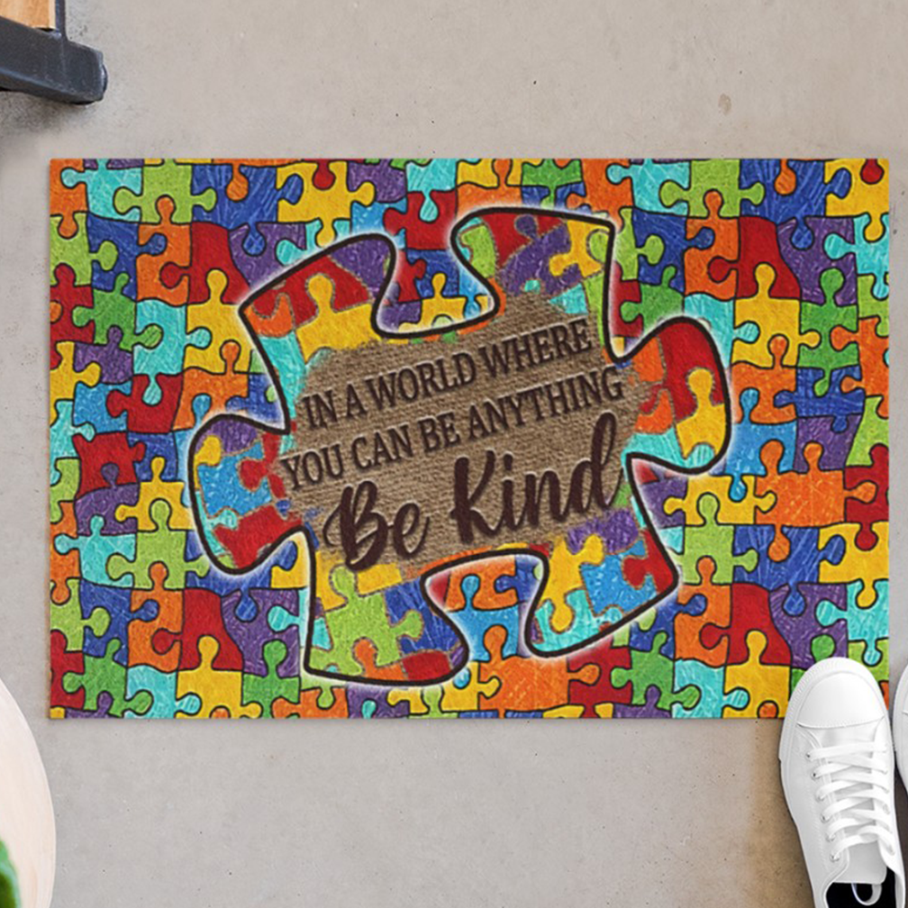 It's Ok To Be Different Autism 4 Doormat | Colorful | Size 8x27'' 24x36''