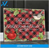 What A Wonderful Word Cardinal Birds Canvas Wall Art