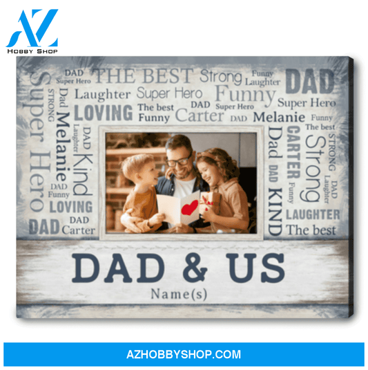 What Are Good Dad Gifts Personalized Father's Day Photo Gift Ideas Canvas Print