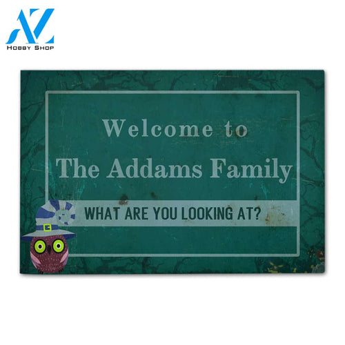 Personalized Gifts Ideas For Family, What are you looking at Custom Welcome Doormat