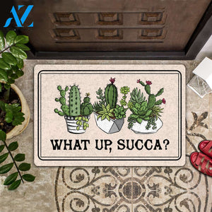 What Up, Succa All Over Printing Doormat | Welcome Mat | House Warming Gift