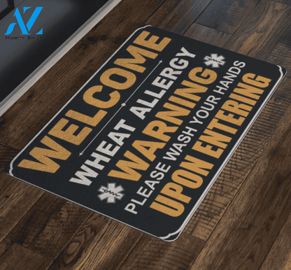 Wheat Warning Doormat | Welcome Mat | House Warming Gift