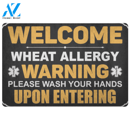 Wheat Warning Doormat | Welcome Mat | House Warming Gift