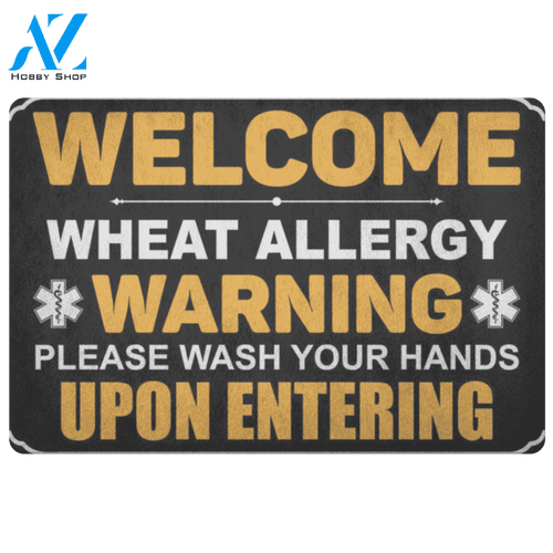 Wheat Warning Doormat | Welcome Mat | House Warming Gift