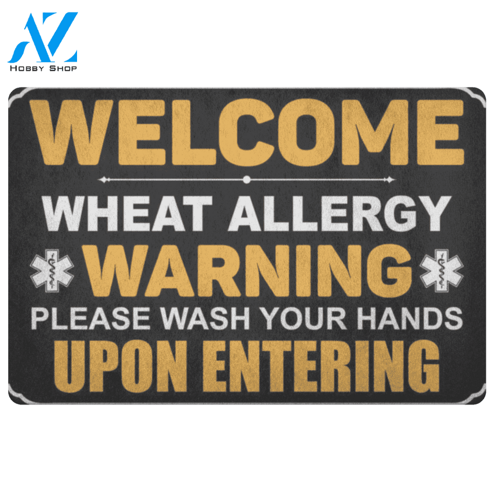 Wheat Warning Doormat | Welcome Mat | House Warming Gift