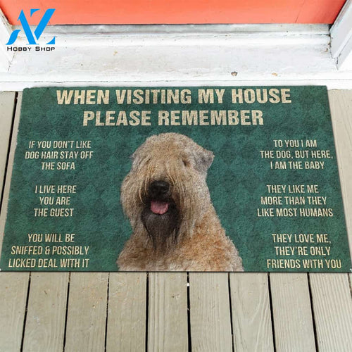 Wheaten Terrier's Rules Doormat