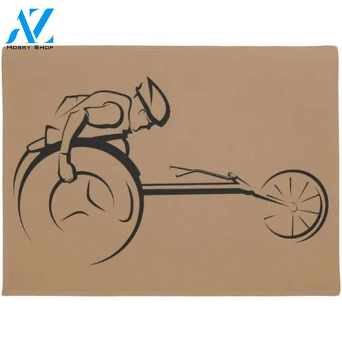 Wheelchair Racer Doormat