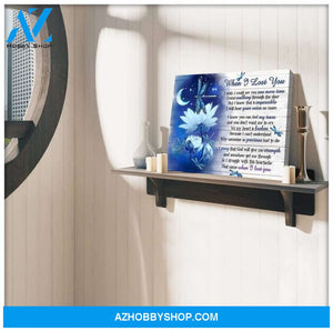 When I Lost You Dragonfly Wall Art Canvas
