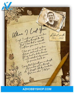 When I Lost You Personalized Canvas