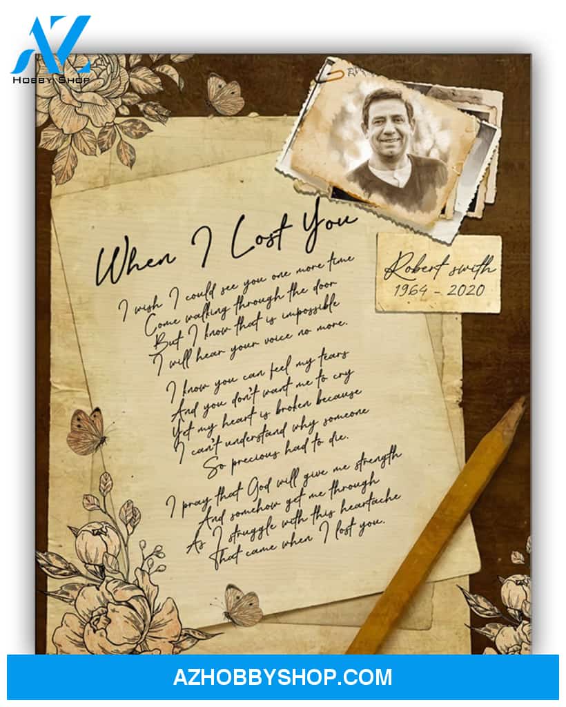 When I Lost You Personalized Canvas