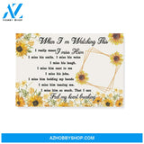 When I'm watching this - Personalized Canvas