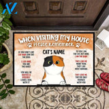 When Visiting My House Doormat | Welcome Mat | House Warming Gift