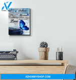 When You Believe Sign From Canvas Never Dies Love Butterfly Gift For Birthday