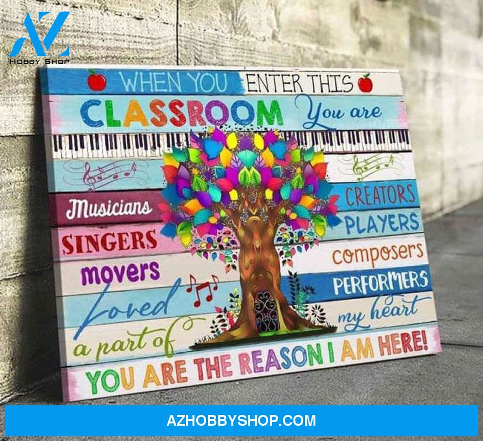 WHEN YOU ENTER THIS CLASSROOM TEACHER CANVAS