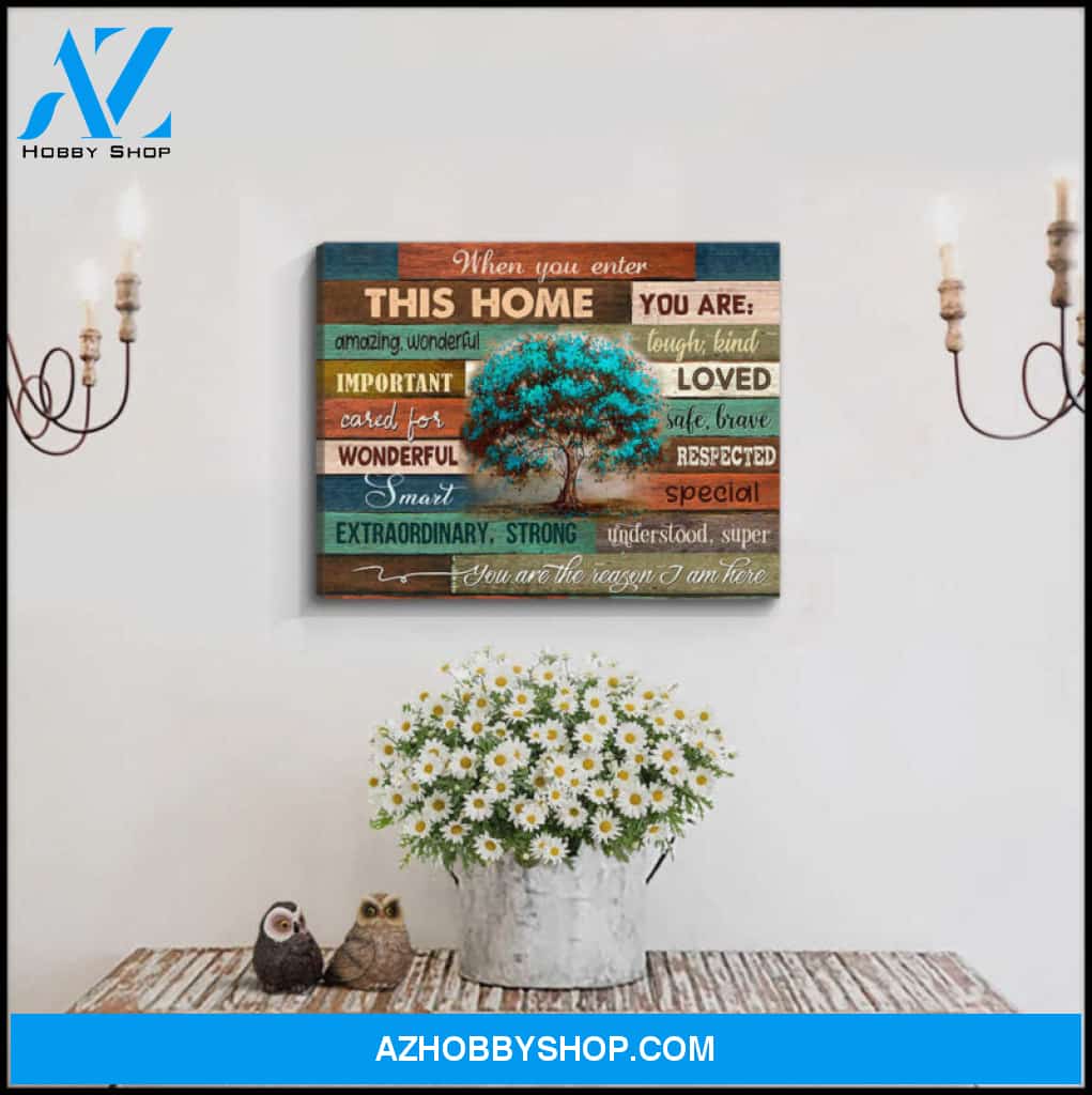 Ohcanvas When You Enter This Home Canvas Wall Art Decor