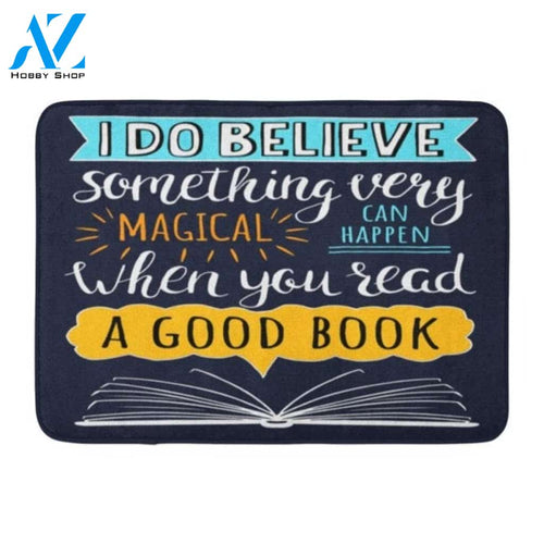 When You Read A Good Book Reading Doormat Indoor And Outdoor Mat Entrance Rug Sweet Home Decor Housewarming Gift Gift For Friend Family Stem Feminist