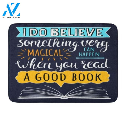 When You Read A Good Book Reading Doormat Indoor And Outdoor Mat Entrance Rug Sweet Home Decor Housewarming Gift Gift For Friend Family Stem Feminist