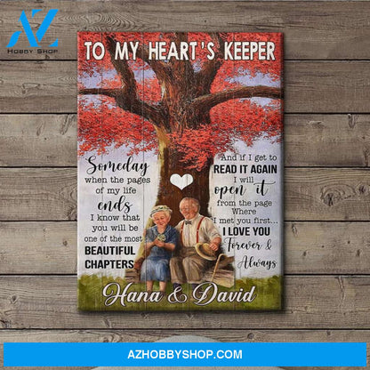Where I Met You First - Personalized Custom Name Canvas