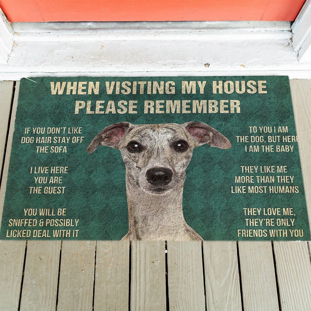 Whippet's Rules Doormat