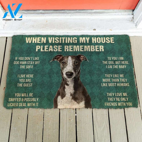 Whippet funny doormat