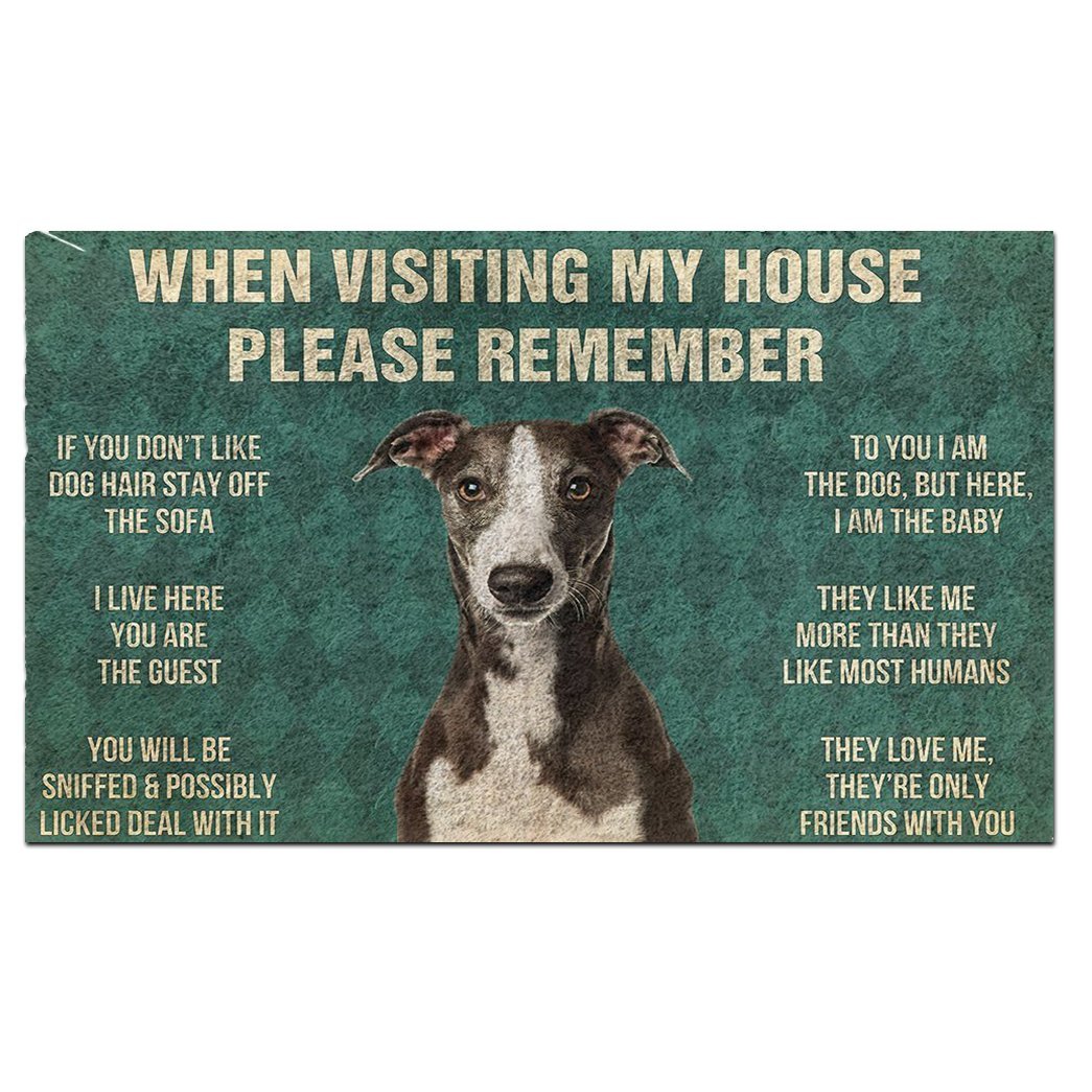 Whippet's Rules Doormat
