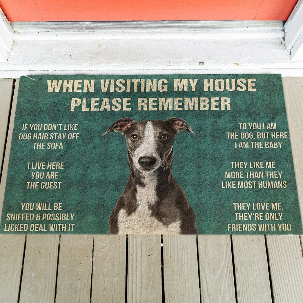 Whippet's Rules Doormat