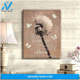 Whisper I Love You To A Butterfly And It Will Fly To Heaven Canvas Wall Art